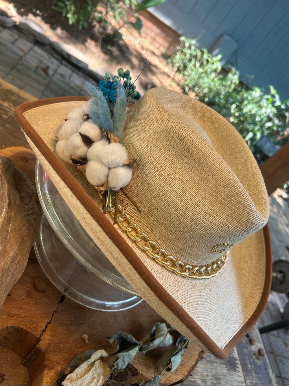 Custom Charlie 1 Horse Natural Straw Hat